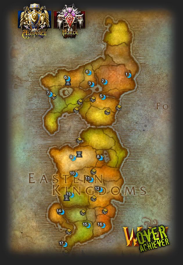 world of warcraft map eastern kingdoms. ELDERS OF EASTERN KINGDOMS MAP