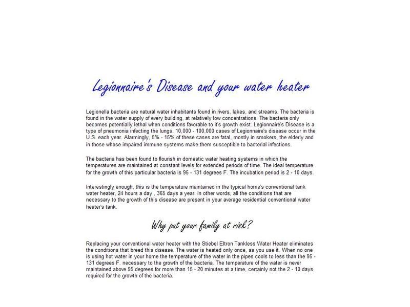legionnaires disease
