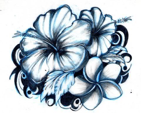deviantART Shop: Newly Flower Tribal Tattoo Flower Tattoos Designs