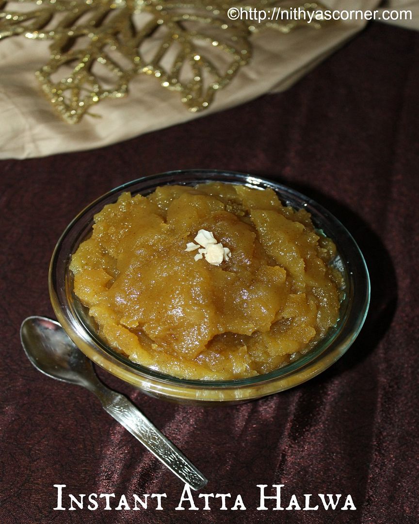 Atta halwa recipe, instant atta halwa, atte ka halwa recipe, atta kesari simple and easy Atta Ka Halwa,Wheat Flour Halwa