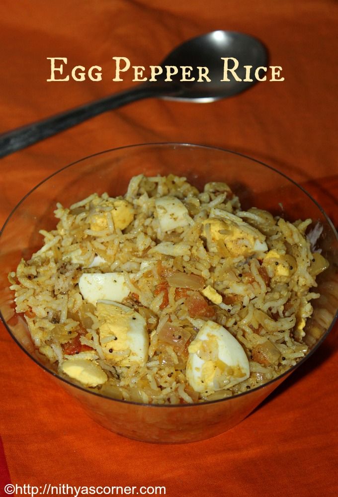 Egg Pepper Rice Recipe, Muttai Milagu Sadam recipe Egg Pepper Rice Recipe