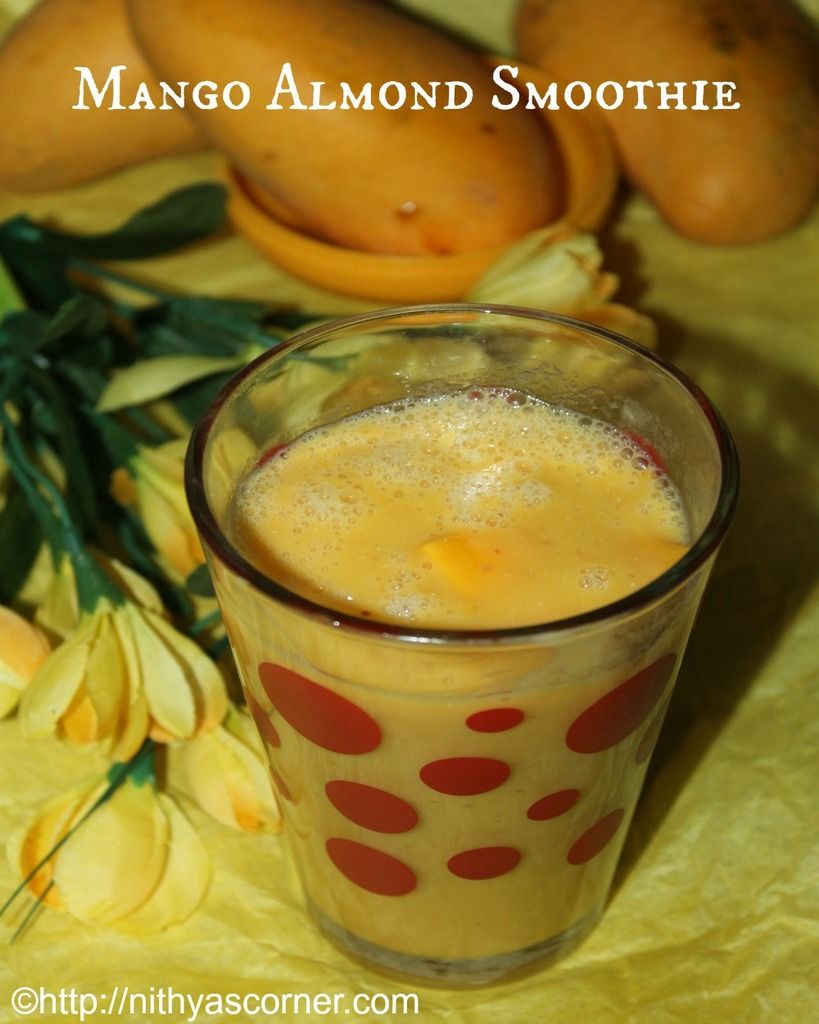 Mango Almond Smoothie How to Make Mango Almond Smoothie