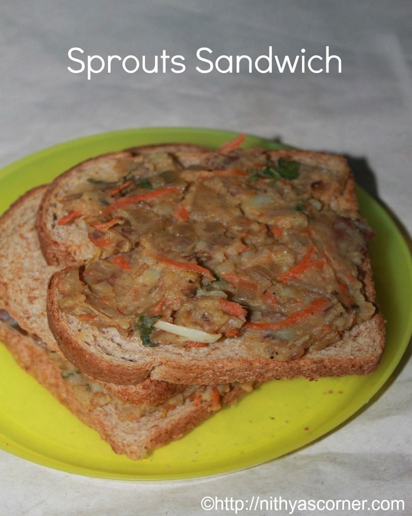 Sprouts sandwich recipe healthy easy sprouts sandwich recipe