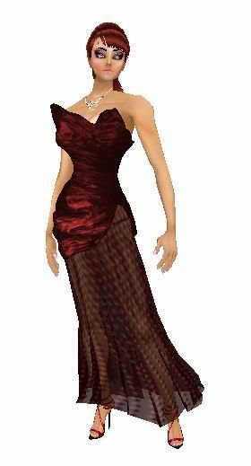 C3D- Gown Red FSX 2