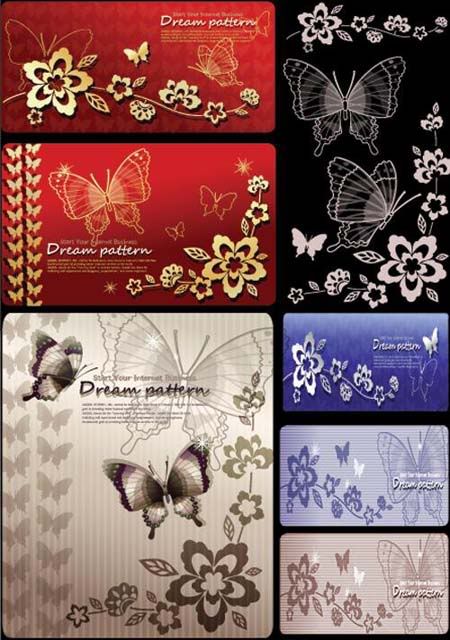 designs patterns of flowers. Vector Patterns – Flowers and
