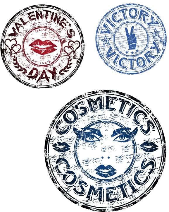 Stamp with Valentine's Day, Cosmetics, Victory sharegraphic.com