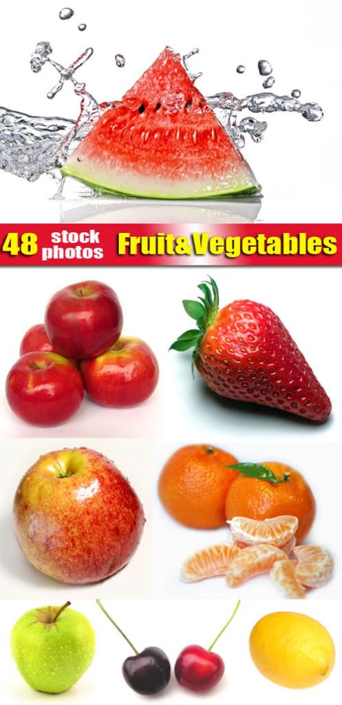 Fruits & vegetables graphic4all.com