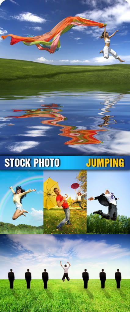 Stock Photo - Jumping graphic4all.com