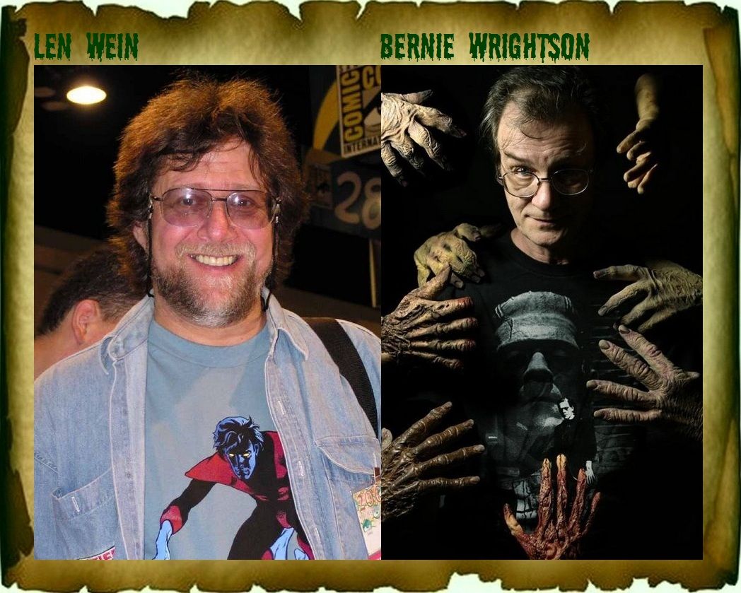 Image result for photo of len wein bernie wrightson