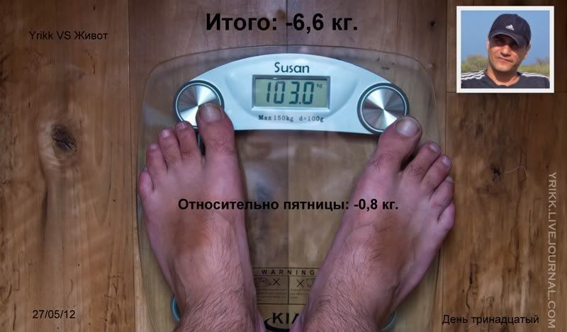 Проект Худеющий. День тринадцатый. Photobucket