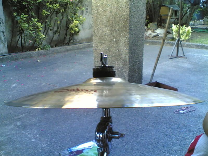 18" oriental china converted to 15" trash mega bell efx cymbals